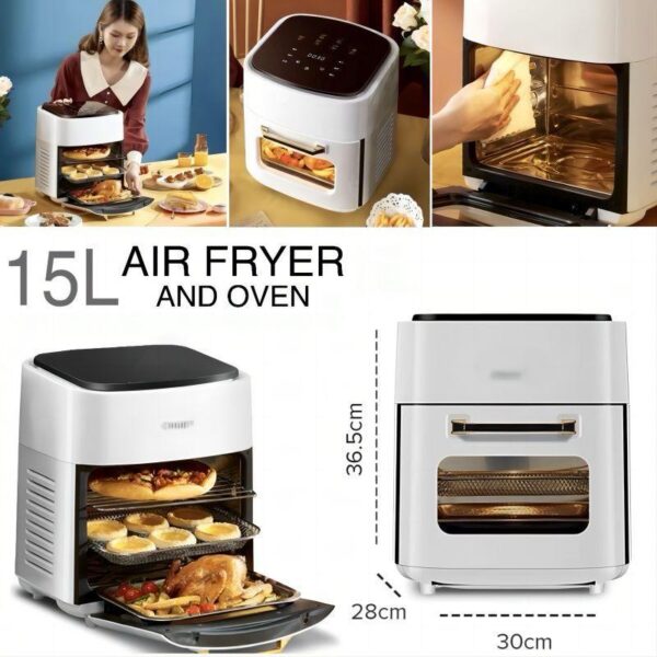 15L AIR FRYER AND OVEN(FREE DELIVERY)
