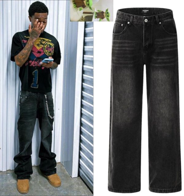 Men's Jeans Non Stretch Regular Fit Color Mixed Outdoor Casual Us Trends(FREE DELIVERY)