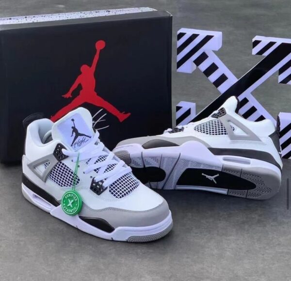 Original Air Jordan 4 Retro Military Black Sneaker (FREE DELIVERY)