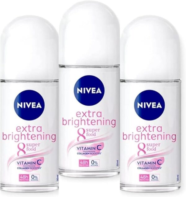 Nivea Deodorant Whitening Extra Care 48h Roll-on: 50 Ml(FREE DELIVERY)