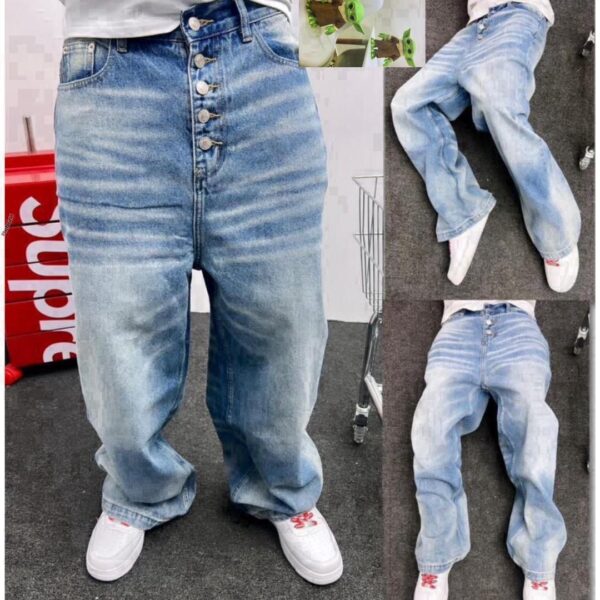 HIGH QUALITY TRENDING LUXUY BAGGY JEANS (Free delivery)